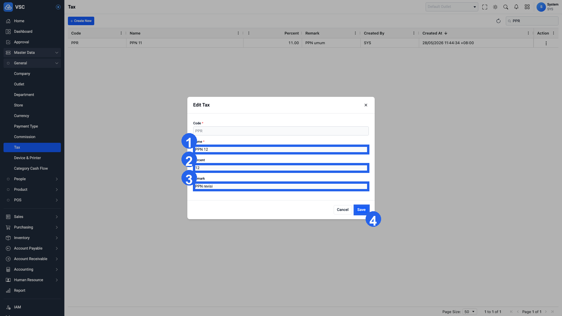 Form Update Tax