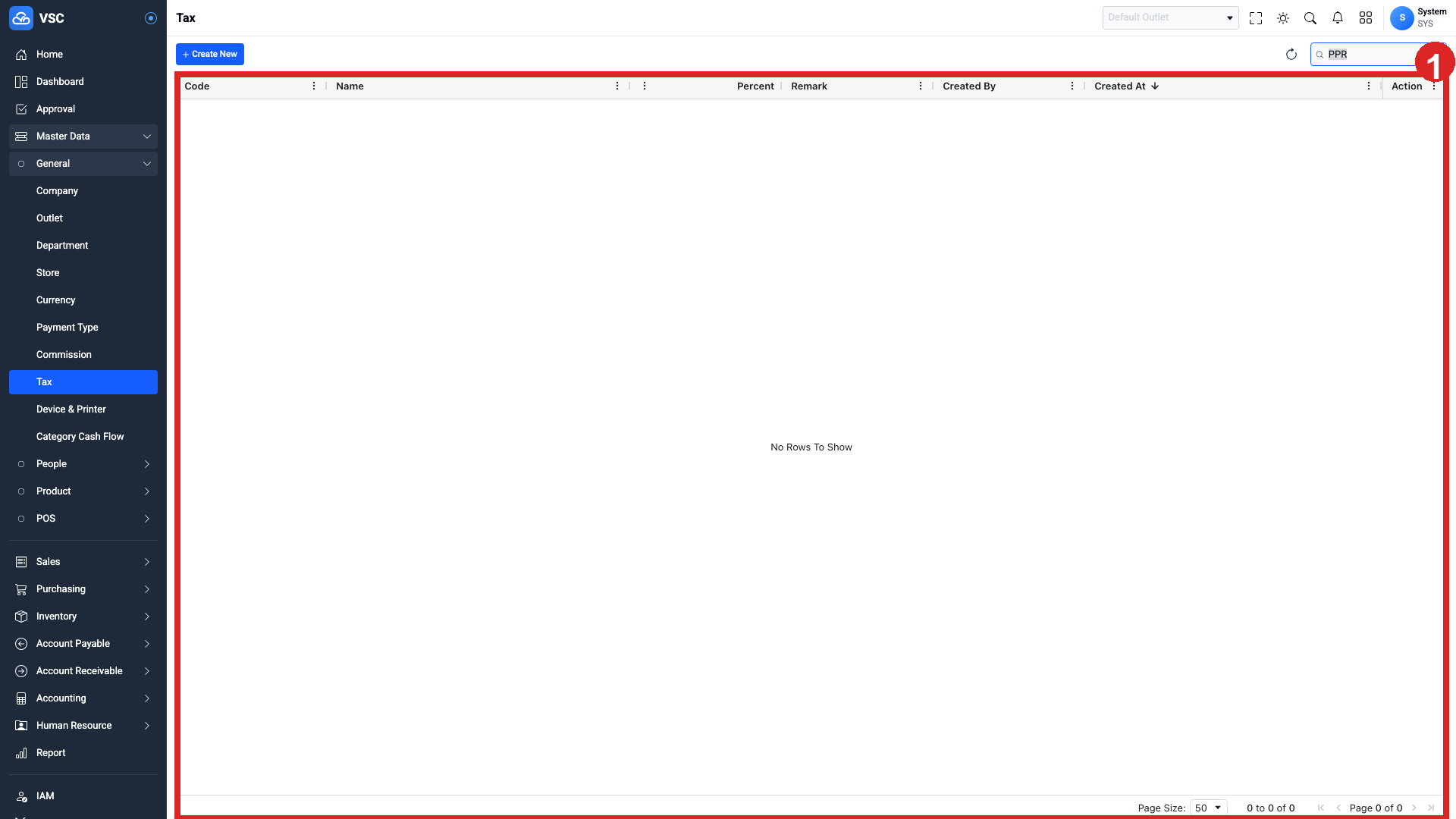 Hasil Delete Tax