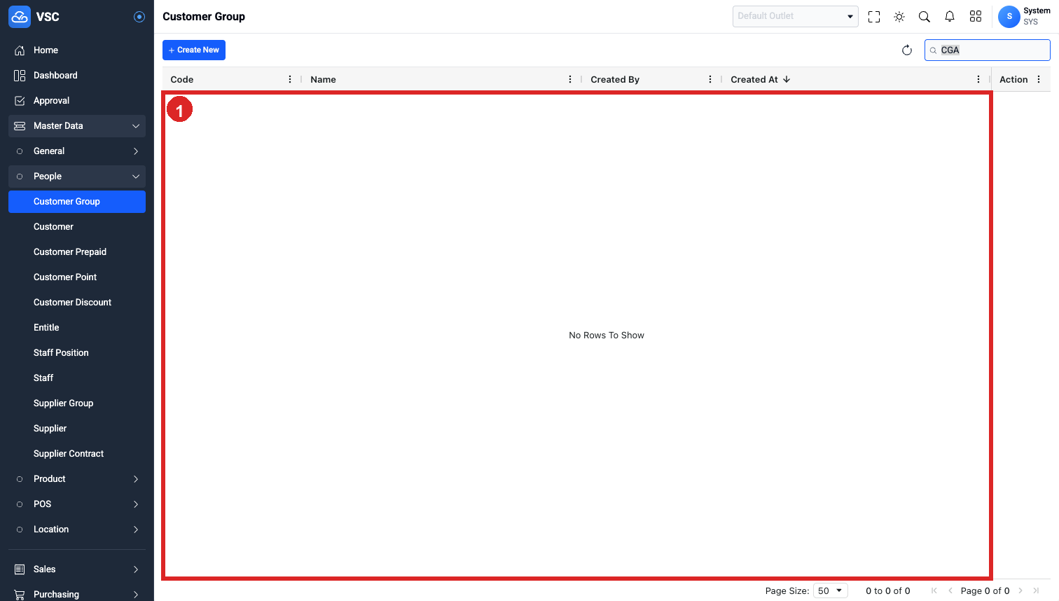 Hasil Delete Customer Group