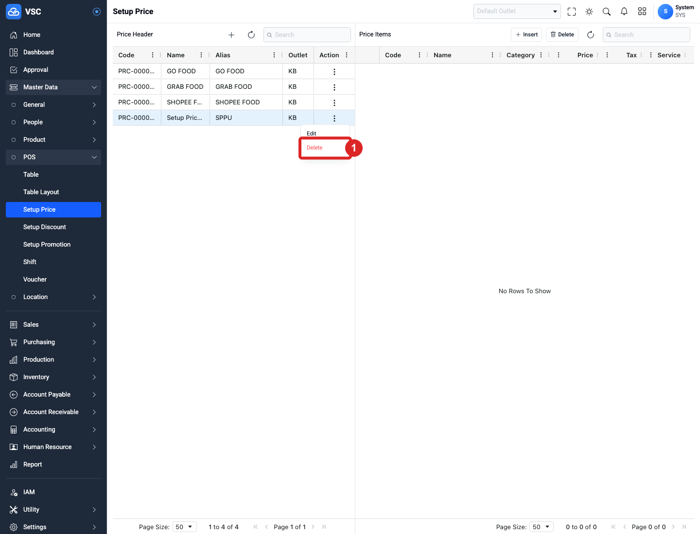 Konfirmasi Delete Price Header